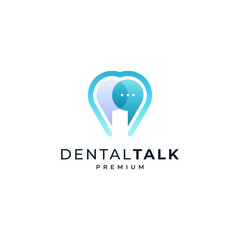 shiny teeth for dental logo and health consultation app