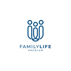 a group of people for family and orphanage logos