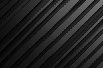 Obraz premium Abstract black background with diagonal lines. Black abstract geometric background. Modern shape concept. Black Speed Lines Background,comic and Motion concept. Dark abstract geometric background , ai