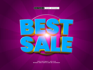 best sale editable text effect in discount and sale text style