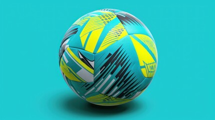 Obraz premium Modern abstract design soccer ball.