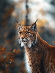 Obraz premium Mountain Lion, Cougar, Puma Wildlife Close Up, Wilderness Mammal in Nature