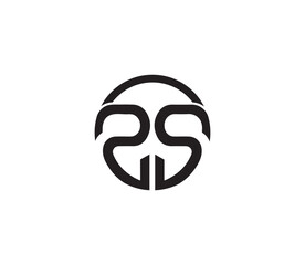 SS logo, ss Letter Initial Logo Design Template Vector Illustration, ss  luxury design,  luxury letter SS monogram ,circular letter SS logo template
