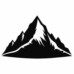 Mountain Black silhouette