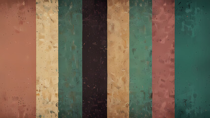 abstract illustration background featuring a vintage color palette, with muted tones of sepia, teal, and dusty rose