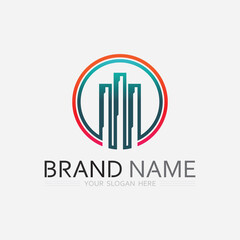 Business icon and logo design vector graphic