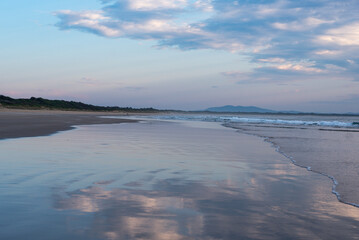 Sunrise over the beach