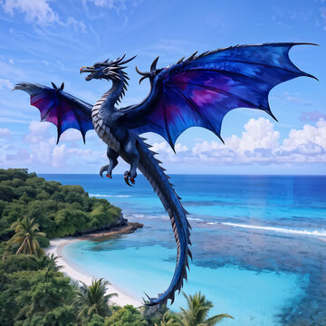 dragon in the sky