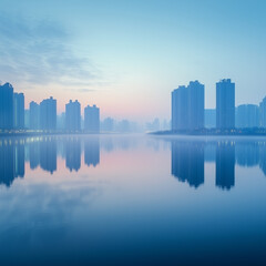 Naklejka premium city skyline, 