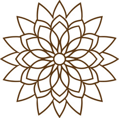 abstract flower vector