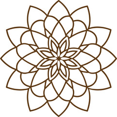abstract flower vector