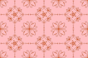 seamless pattern with flowers