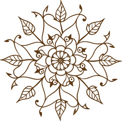 Creative luxury ornamental mandala design background in gold color. Decorative greeting card. Design for invitation, wedding card, Diwali, decoration