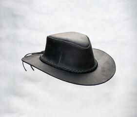 Close-up of miniature house replica on isolated background. South American colonial houses. Crafts. Handmade. Ecuador.