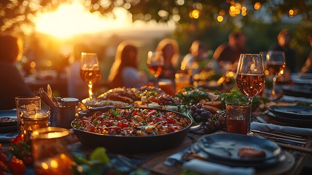 Labour Day celebration on a construction site, with workers pausing to enjoy a meal together, highlighting camaraderie 