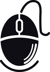 Computer mouse icon, vector.