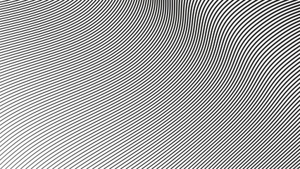 Black curve line abstract background vector image