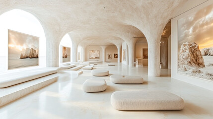 Exploring Modern Art: Immersive Virtual Tour of a Contemporary Gallery with Interactive Elements