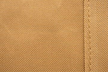 Brown linen canvas fabric texture background