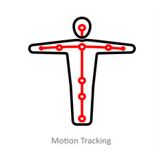 Motion Tracking and innovation icon concept