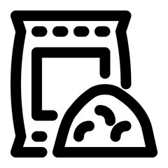 cement, materials, building material, construction material, construction outline icon