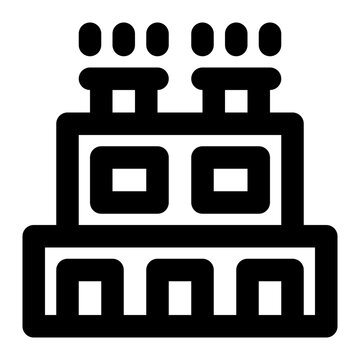 recommend clip art: factory, industry, manufactory, manufacture, architecture, construction outline icon
