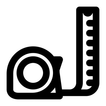 recommend clip art: measuring tape, measurement, carpentry, tools, equipment, ruler outline icon