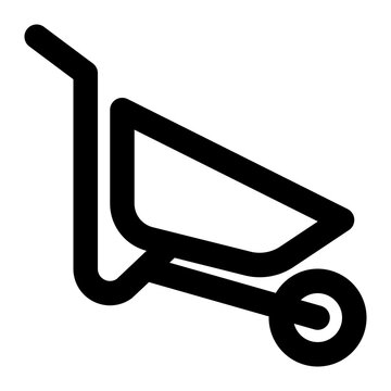 recommend clip art: wheelbarrow, equipment, construction equipment, construction, hand barrow, pushcart outline icon