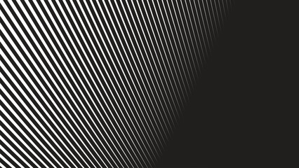 Black curve line abstract background vector image