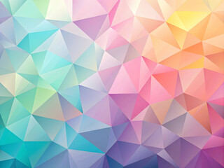 Obraz premium Prismatic Geometry: A vibrant spectrum of triangles forms a mesmerizing abstract background, ideal for modern and creative projects. 