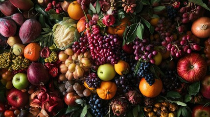 Fruits exotic healthy eating. Generative AI