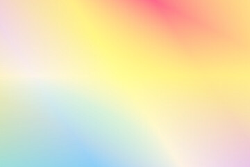 Color gradient background abstract mesh blend, vector blue soft bright and holographic iridescent pattern