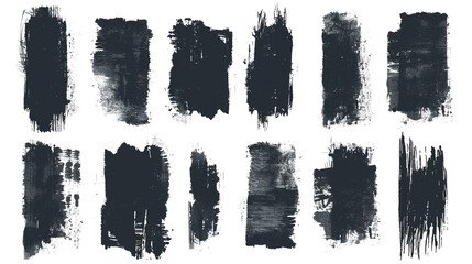 A digital illustration of a grungy pattern of scratches a dirt in gray on black background. Abstract dust particle and dust 