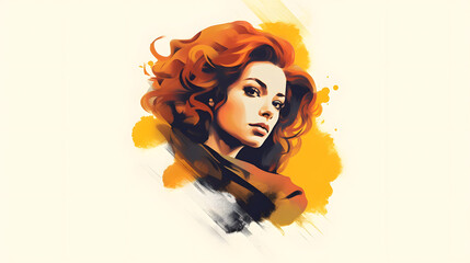 Actor Actress illustration logo