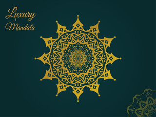 Creative new luxury mandala design template