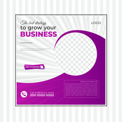 Grow your business using our social media post design