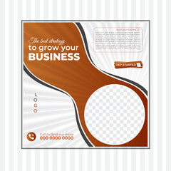 Corporate business social media posts new design 