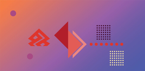 Abstract background with geometric shapes and lines. Vector illustration. Eps10