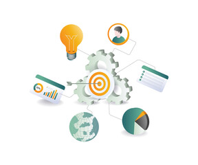 Targeted business development networking process