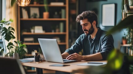 Remote work solutions enabling professionals to work efficiently from home or any location.