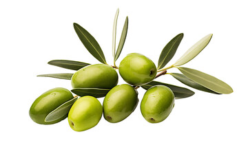 High-quality PNG of a fresh green olive with detailed texture isolated on transparent background for food design and culinary projects.