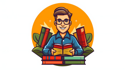 Teacher Illustration Logo