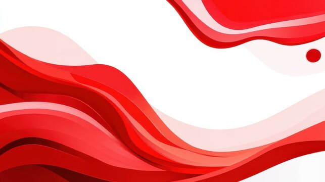 Vibrant red abstract vector background perfect for showcasing your text or designs in a modern, flat style.