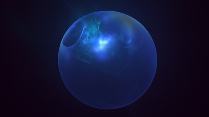 3D manual rendering abstract round hole light background. Its not AI Generatd illustration.