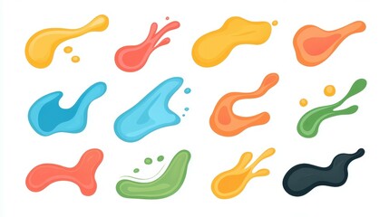 Explore vibrant abstract shapes and fluid dynamics with modern graphic elements that enhance visual appeal.