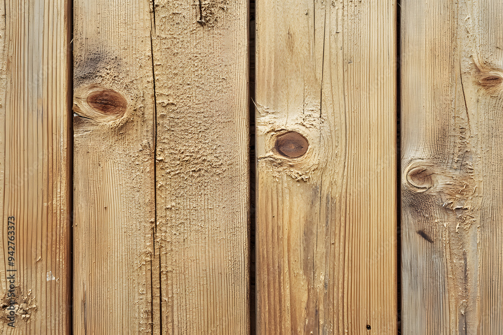 Poster wood texture light tan background. wooden surface with visible grains