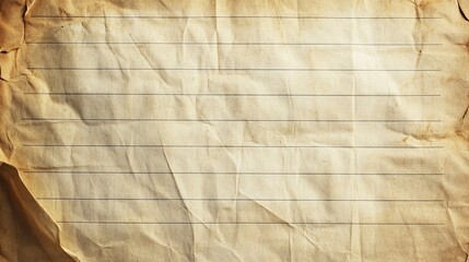 Vintage lined paper sheet background. Old antique paper texture. Vintage paper background.