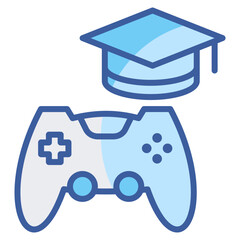 Learning Games  Icon Element For Design