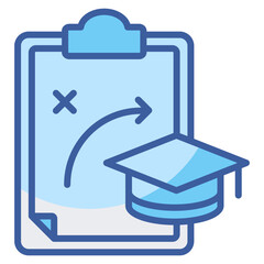 Educational Strategies  Icon Element For Design