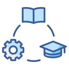 Adaptive Learning  Icon Element For Design